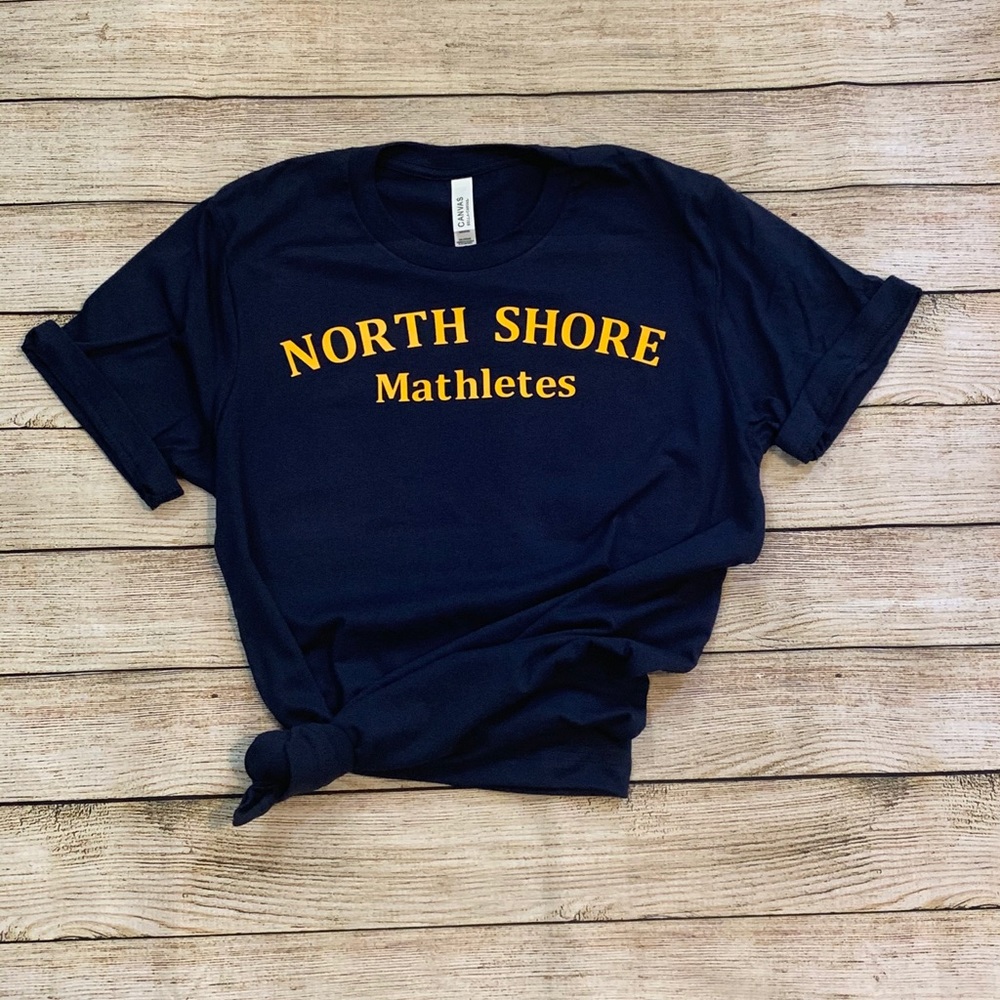 NWOT North Shore Mathletes Shirt